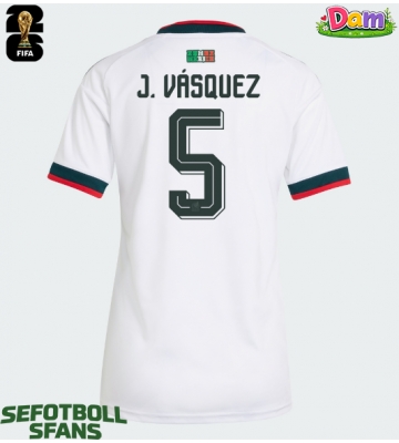 Mexiko Johan Vasquez #5 Bortatröja Kvinnor VM 2026 Kortärmad